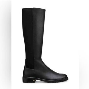 Stuart Weitzman City Leather Black Knee-High Boots